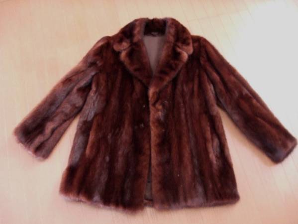 送料込み☆★特注品★試着のみ★高級ミンクファー毛皮コート★☆