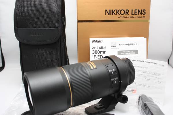 ほぼ新品★ Nikon ニコン AF-S Nikkor 300mm F4 D IF ED★