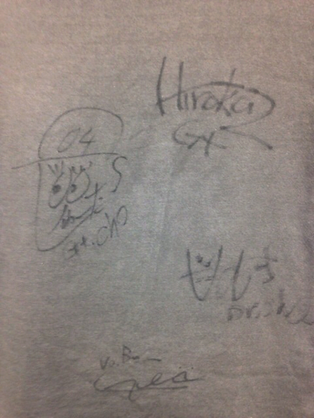 サイン入り! 04 Limited Sazabys Tシャツ 旧メンバー フォーリミ