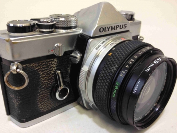 オリンパス OLYMPUS OM-1 ZUIKO AUTO-W 28mm F2.8 ジャンク