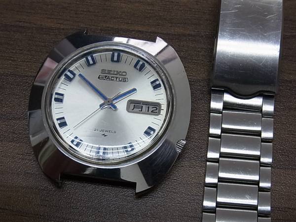 1円～□SEIKO 5 ACTUS QZ 21石 7019-8000 稼働品(セイコー)｜売買され