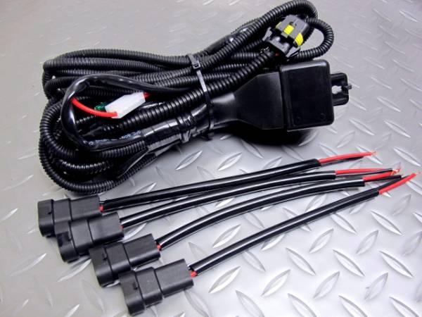 JB23ジムニー2灯式ヘッドライト→4灯式ライト変換ハーネス