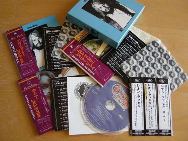 レオン ラッセル LEON RUSSELL 紙ジャケCD3点 DU特典箱・帯付