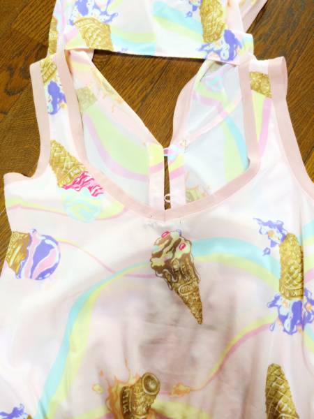 Milk Icecream Waveコンビネゾン アイスクリームワンピamokatie ワンピース 売買されたオークション情報 Yahooの商品情報をアーカイブ公開 オークファン Aucfan Com