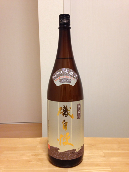 磯自慢 しぼりたて本醸造 寒造りH27年1月 1800ml_1