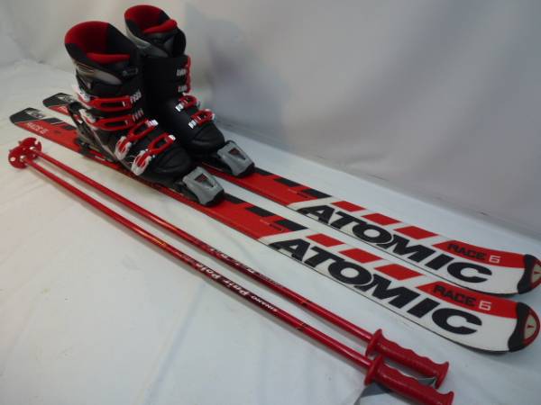 ATOMIC　カービングスキーset　144cm/24.5cm