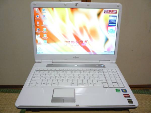 FMV NF/G40 AMDIデュアルコア 4G/320G/WLan ワイド Win7