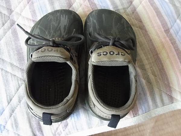 ｃｒｏｃｓ 迷彩 紐靴 雨の日にも ２０ｃｍ cm 売買されたオークション情報 Yahooの商品情報をアーカイブ公開 オークファン Aucfan Com