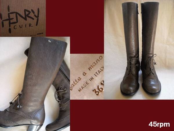 HENRY CUIR ◆◆ ブーツ 36 １/２ ◆◆ アンリー 送料込み