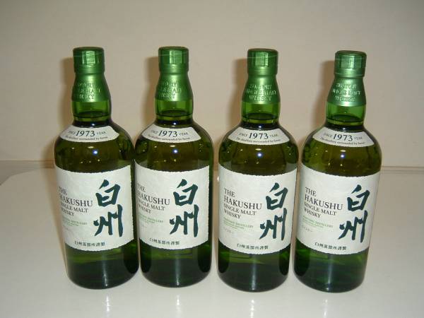 サントリー/シングルモルトウイスキー/白州◇4本セット アルコール