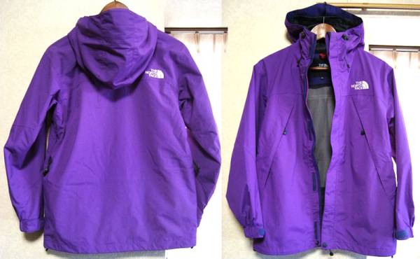 THE NORTH FACEマウンテンパーカーLパープルKIDSノースフェイスM