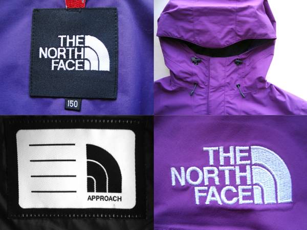 THE NORTH FACEマウンテンパーカーLパープルKIDSノースフェイスM