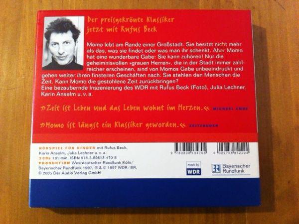 ドイツ語学習に ミヒャエル エンデ モモ ドイツ語朗読3枚組cd 参考書 売買されたオークション情報 Yahooの商品情報をアーカイブ公開 オークファン Aucfan Com