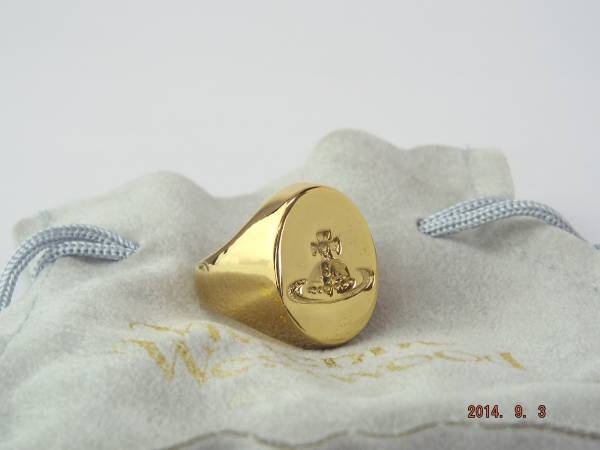 ヴィヴィアンウエストウッド オーバル シールリング ゴールド S(指輪  