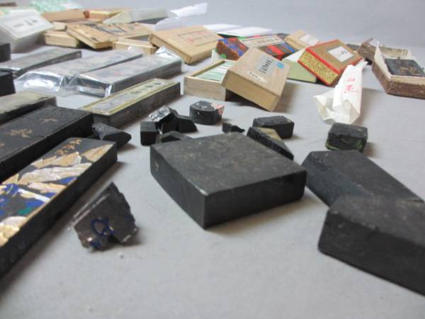 古墨 まとめて 沢山 書道具 中国 日本 文房四宝★古玩 唐物 老墨_2