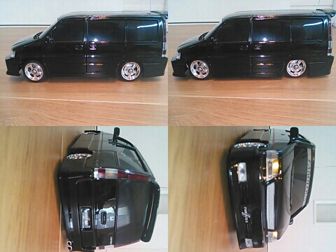 アオシマスカイネットRCラジコンステップワゴンRF1/2ファブレス(乗用車
