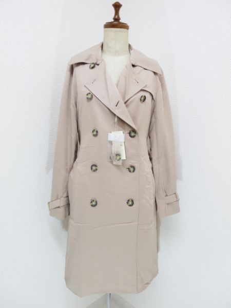 25☆新品/SOUPセレクトinnowave/トレンチコート/M/14900円