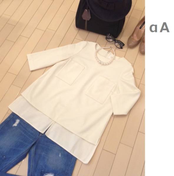 αＡ トップス ホワイト ADORE アドーア