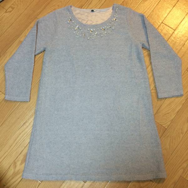 Topvalu トップバリュ ビジューいっぱいのゆったりワンピースll Xlサイズ以上 売買されたオークション情報 Yahooの商品情報をアーカイブ公開 オークファン Aucfan Com