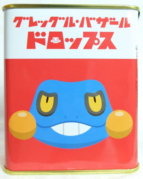 サクマドロップ ポケモンセンター限定 グレッグルバザール 缶(飴