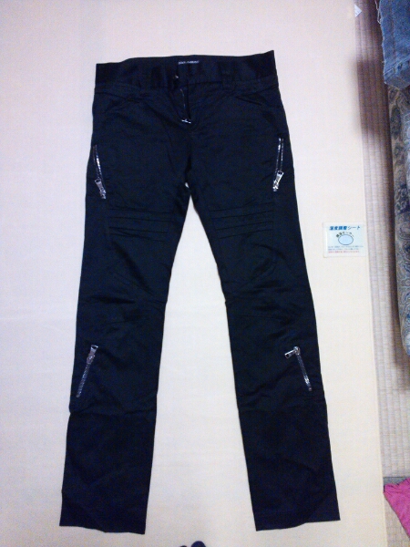 ◎美品！DOLCE&GABBANA コットンパンツ 14GOLD 黒