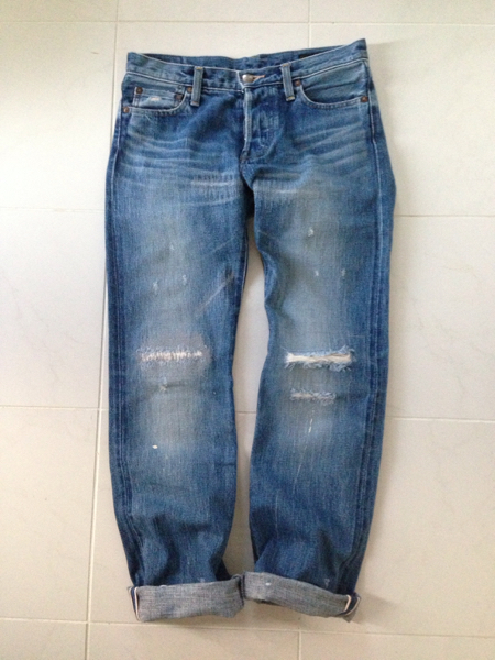 green セルビッチ ボーイフレンドデニム 日本製 HYKE 黒