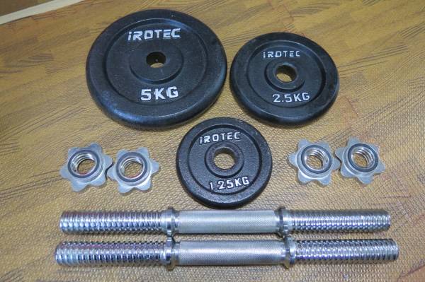 ダンベルセット　６０キロプラス５キロ　