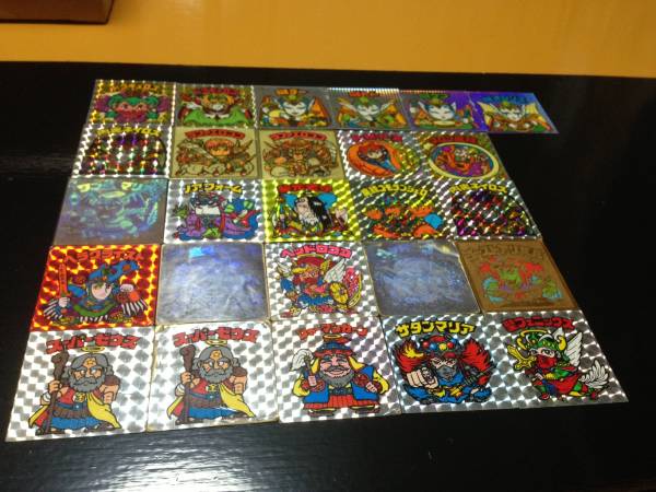 旧ビックリマン ヘッド多数、神帝、天使その他60枚セット！