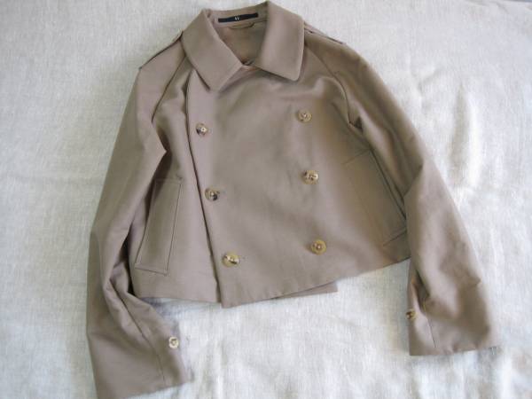 45rpm今季/ダブルクロスショートトレンチジャケット/新品