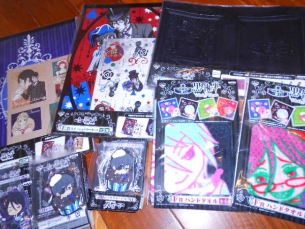 一番くじ 黒執事 E賞 F賞 G賞 H賞 ラバーストラップ 等 セット_2