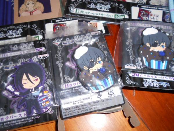 一番くじ 黒執事 E賞 F賞 G賞 H賞 ラバーストラップ 等 セット_3