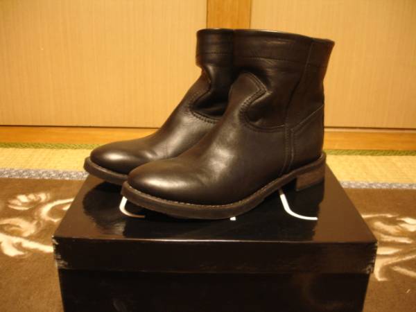 LOFT 本革ショートブーツ黒 美品サイズ37 イタリー製