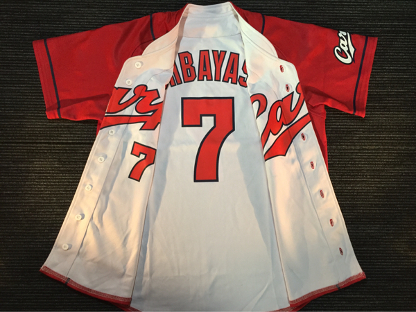 ★2015限定★広島カープ7堂林リバーシブルユニフォームM