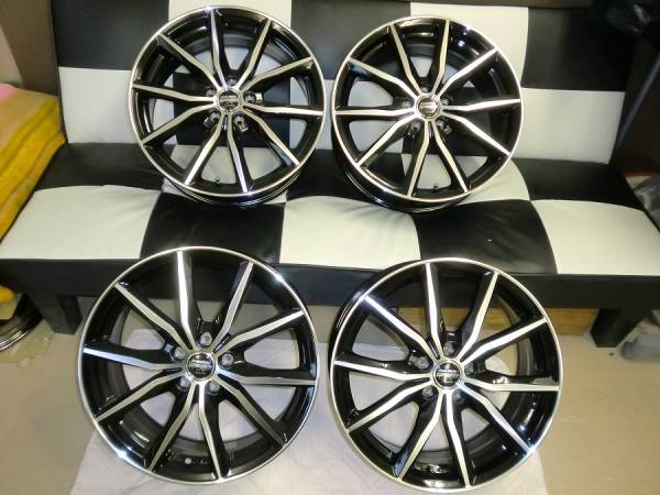 新品　ユーロスピードスパイダーエックス　17×7J PCD-100　5H