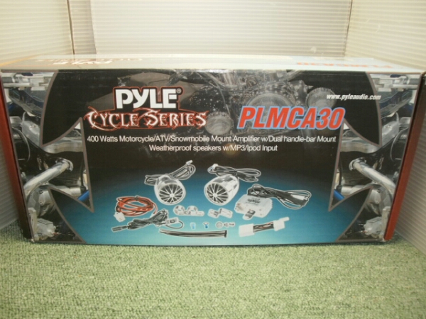 PYLE パイル 400W バイク オーディオ ステレオ スピーカー 防水