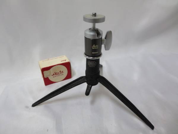 ライカ 卓上三脚 初期型 雲台セット 箱有り 中古17旭69
