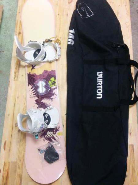 ☆RIDE 138cm SALOMON(S) 2点セット おまけはバートンケース☆
