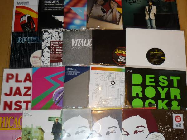★エレクトロ、ディスコ テクノ 中古12インチ、LP 135枚セット_1