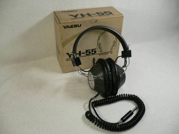 YAESU YH-55 通信機用ヘッドホン　新品だったかも
