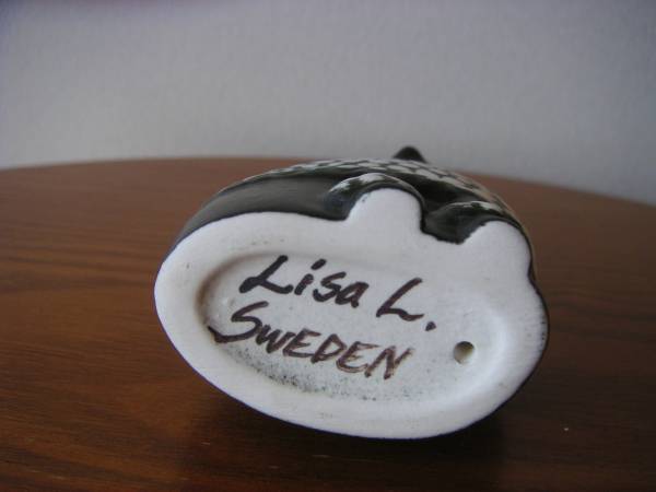 新品　リサラーソン　ブラック＆ホワイト　プードル　_3