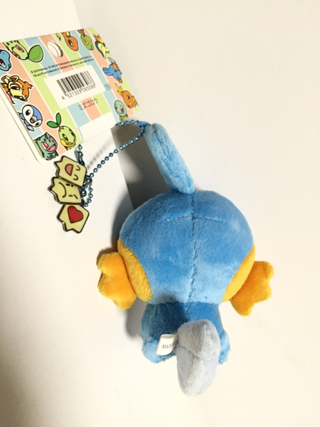 【タグ付】 ポケモンセンター ミズゴロウ 連れ歩きマスコット ポケモンセンター 連れ歩きぬいぐるみ マスコット ミズゴロウ