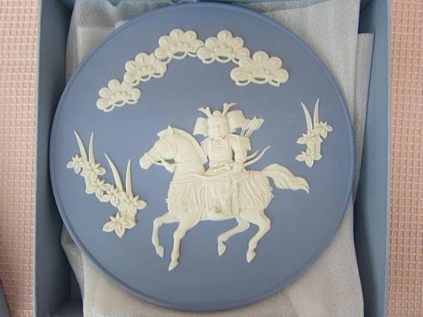 ウェッジウッド ジャスパー リトルサムライ プレート WEDGWOODの ウェッジウッド ジャスパー リトルサムライ プレート WEDGWOODの