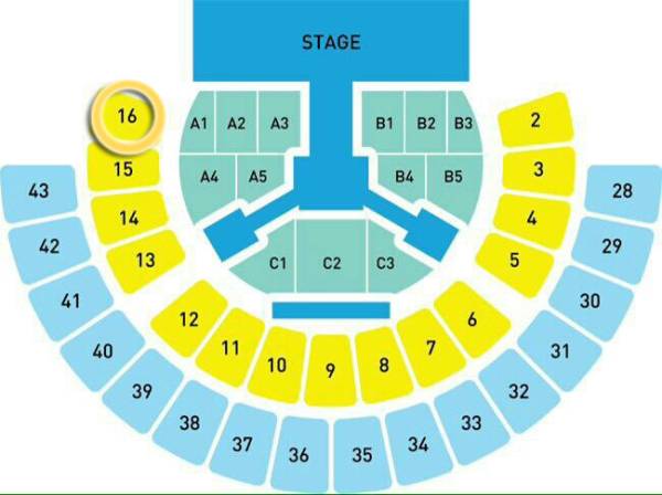 5/17★SHINee★SHINee WORLD IV in SEOUL★16区 3枚 連番