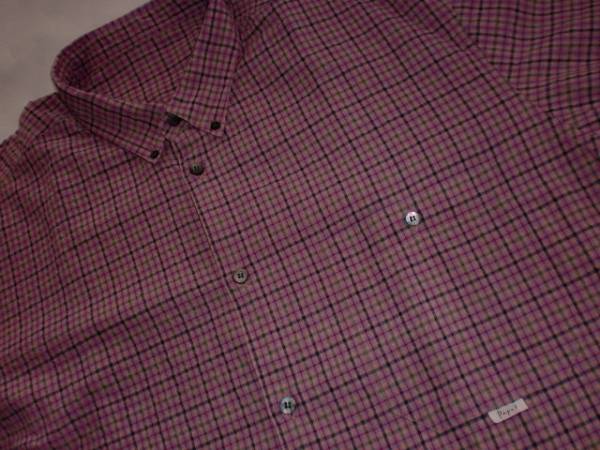 ＰＡＰＡＳ☆長袖速乾チェックシャツ 52 (LL) パパス