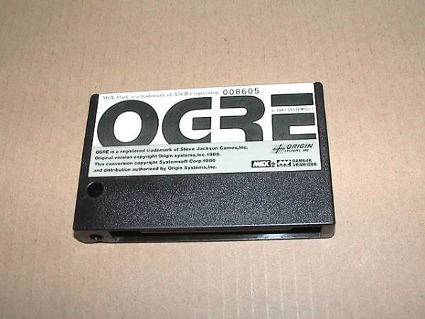 OGRE 公式通販 MSX MSX2 美品箱なしOGRE ROM オーガ systemsoft 動作