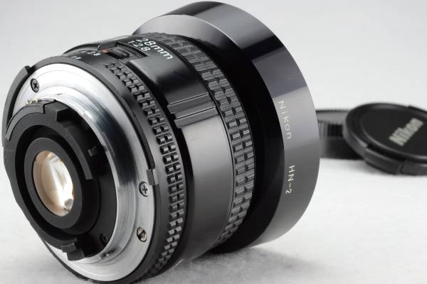 ★極上品★ニコン Nikon AF Nikkor 28mm F2.8★純正フード付♪