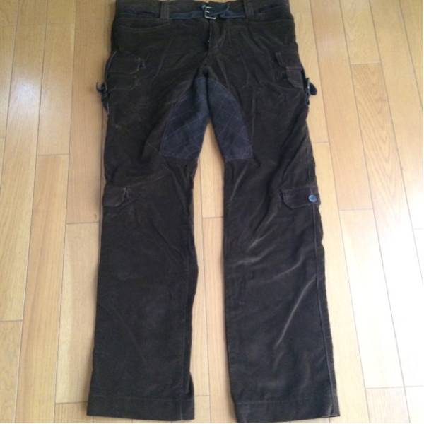 dolce&gabbana ベルトコーデュロイパンツ