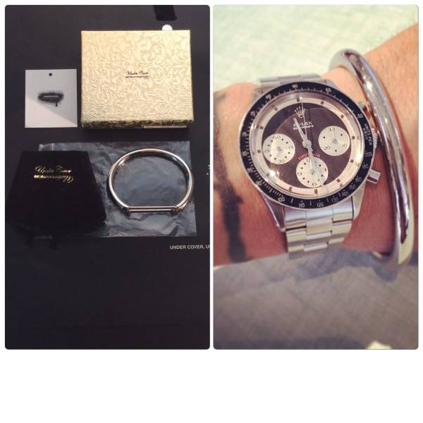 JONIO着用 14AWアンダーカバー カラビナバングル ブレスレット銀