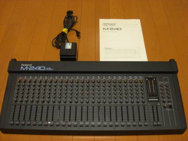 希少Roland M-240R アナログミキサー 24ch美品 希少Roland M-240R アナログミキサー 24ch美品 - メルカリ