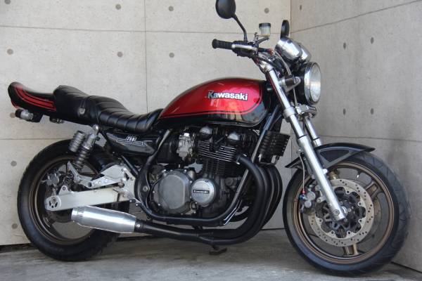 ゼファー750 外装セット　火の玉 ゼファー750 Z2タイプ塗装済みスチールタンクセット(Z2キャップ仕様